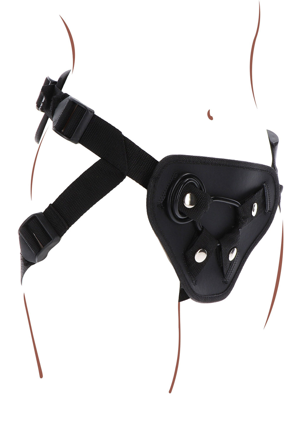 Full harness with black strap