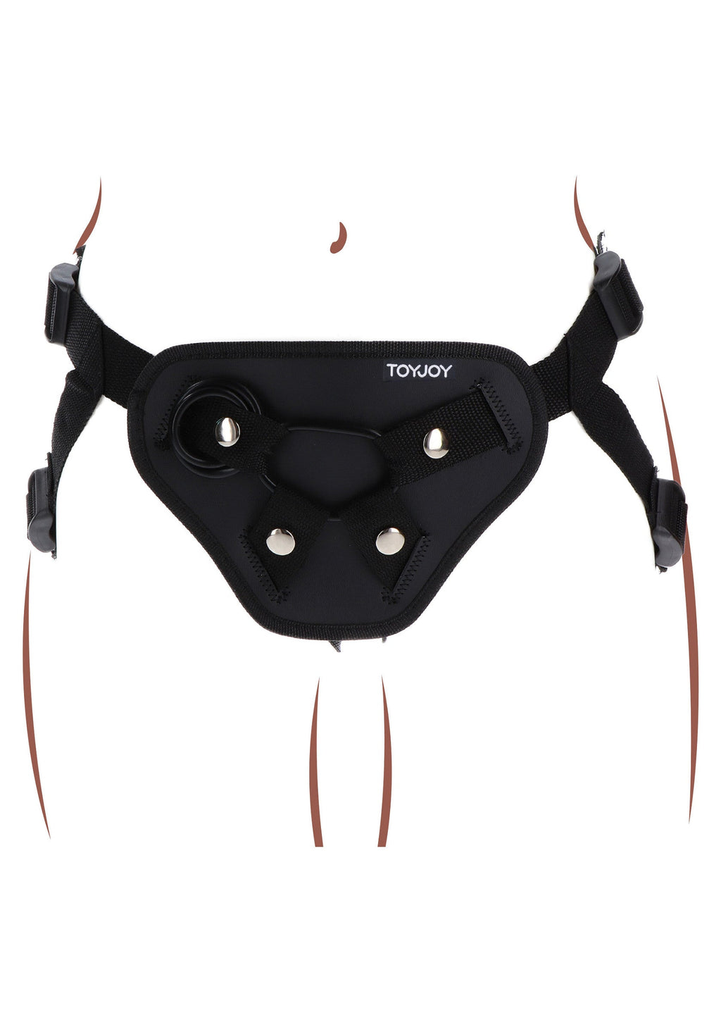 Full harness with black strap