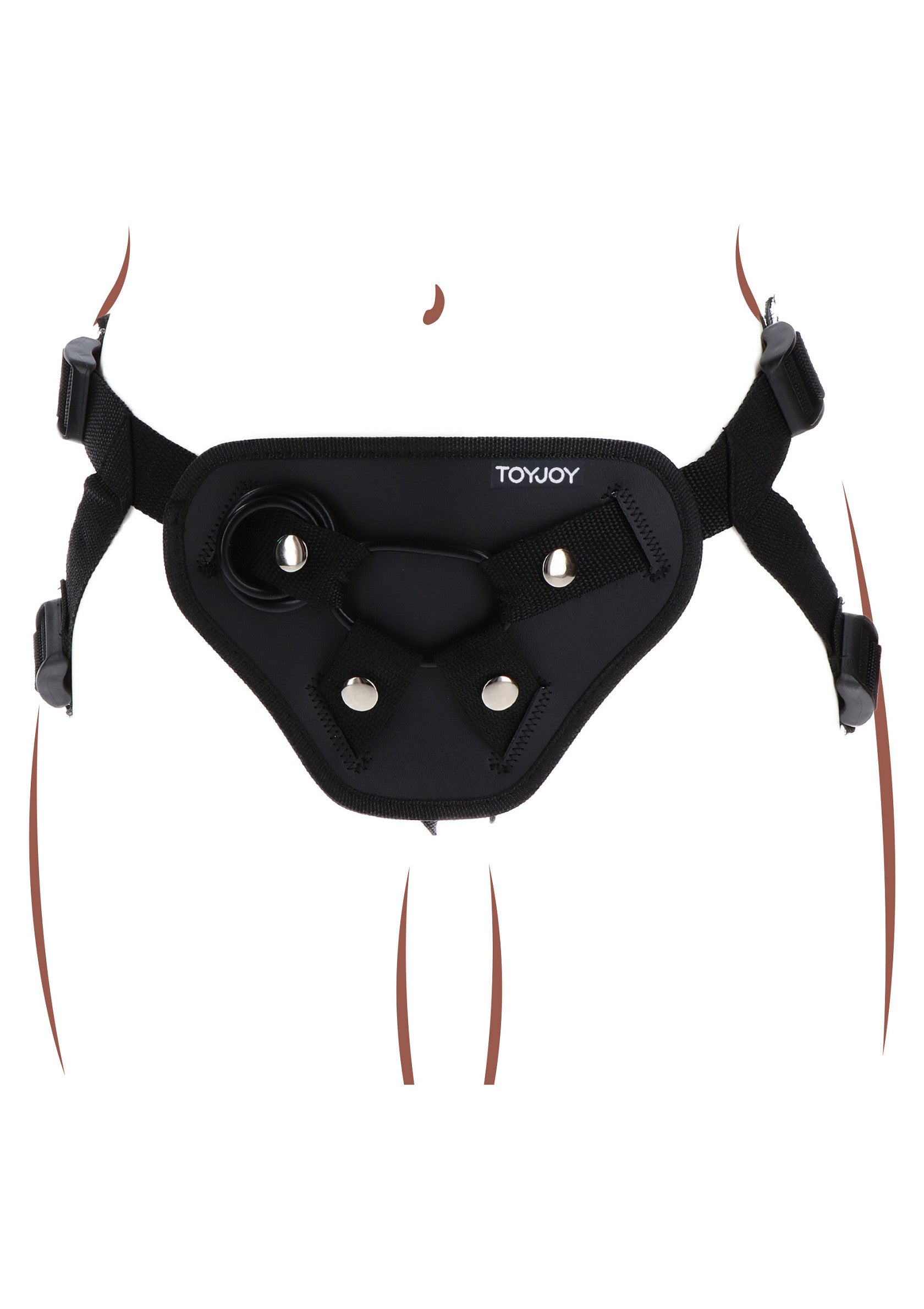 Full harness with black strap