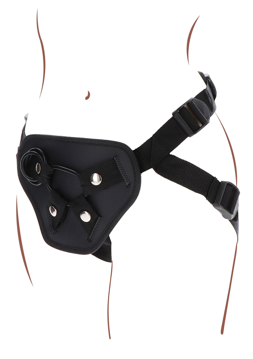 Full harness with black strap