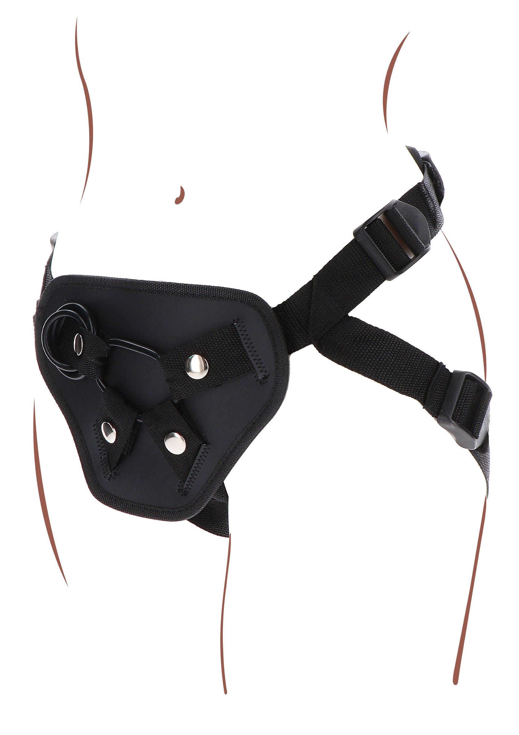 Full harness with black strap