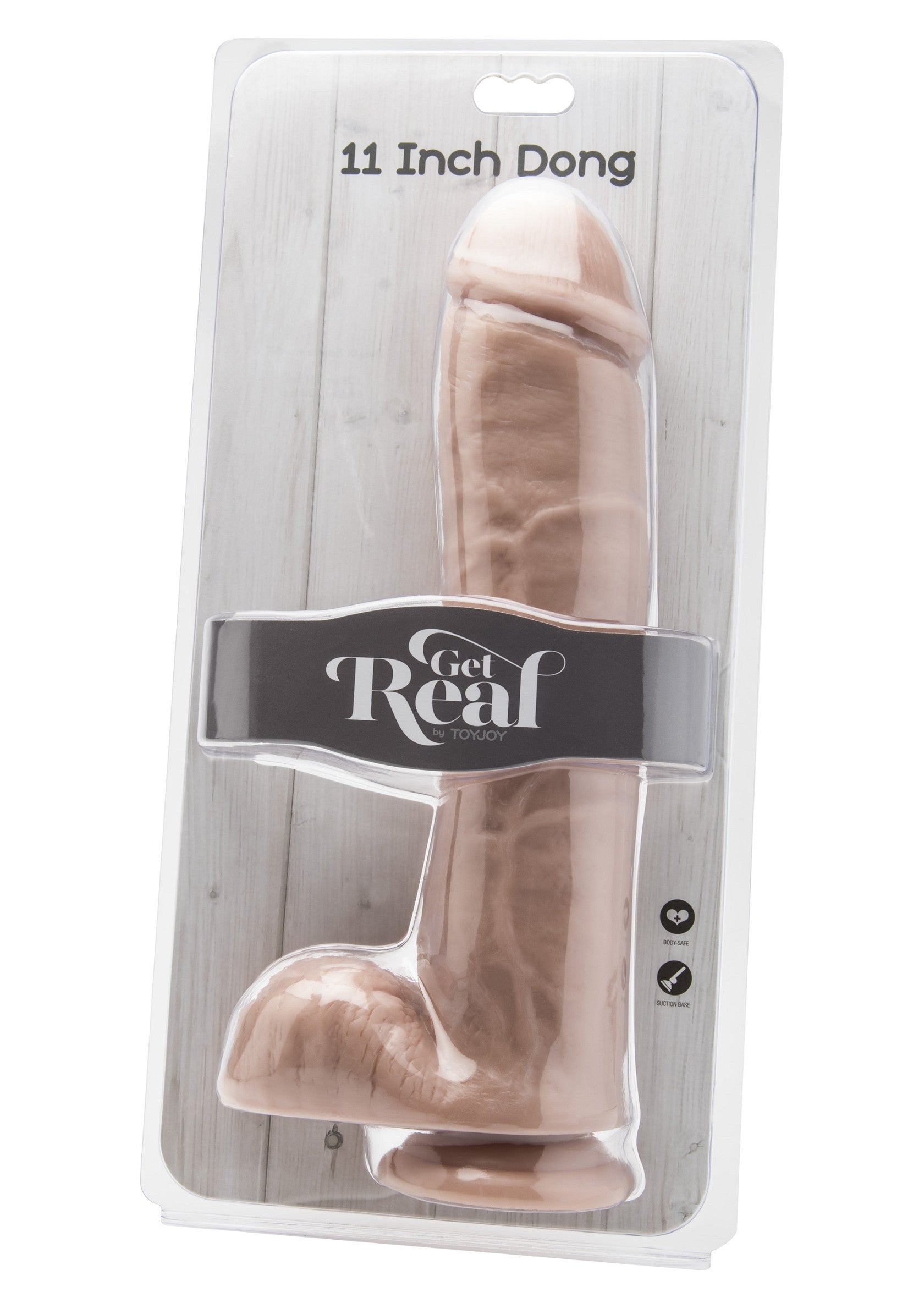 Dildo in PVC, 28 cm, color carne