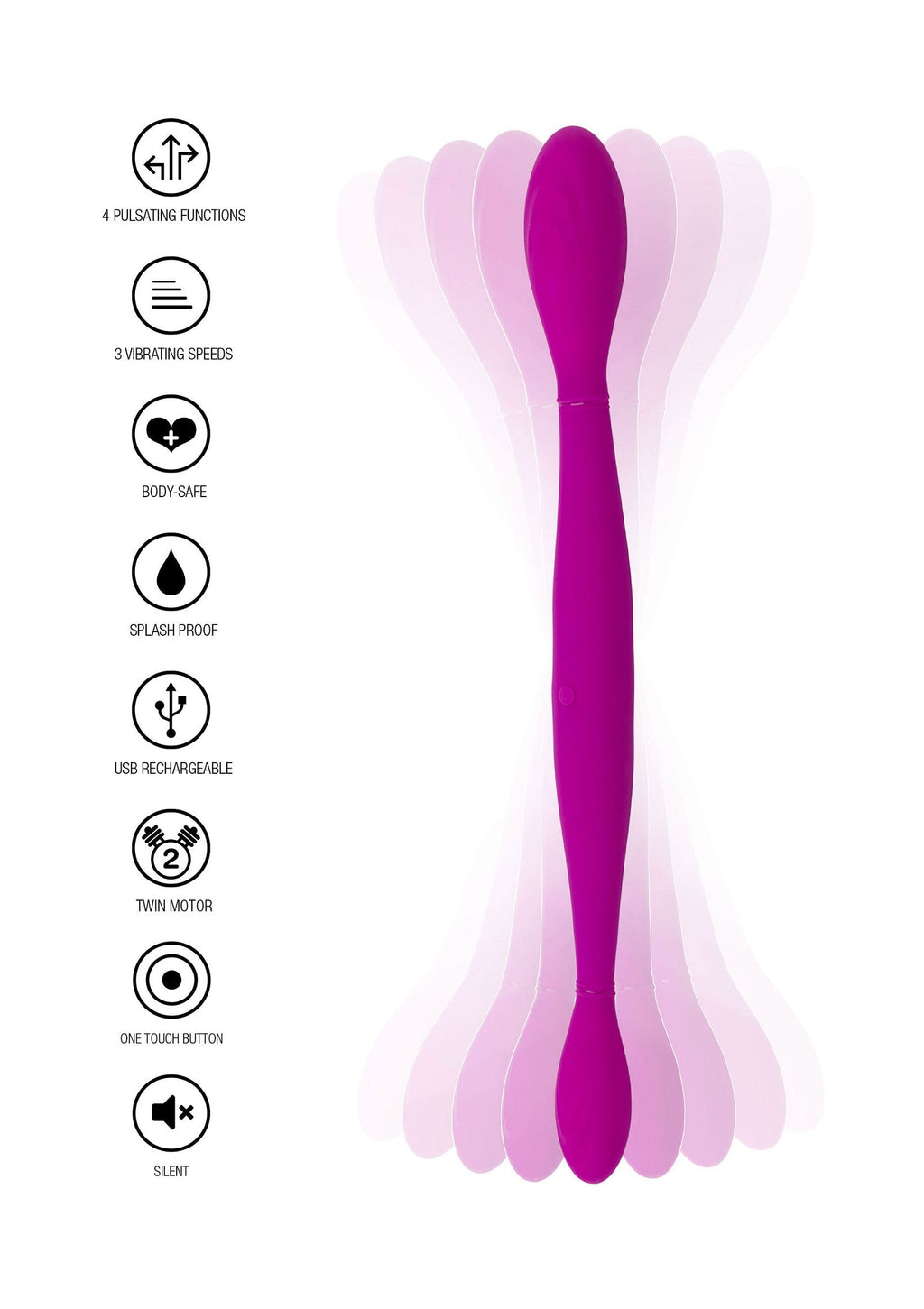 Infinity Dildo Doppio Rosa