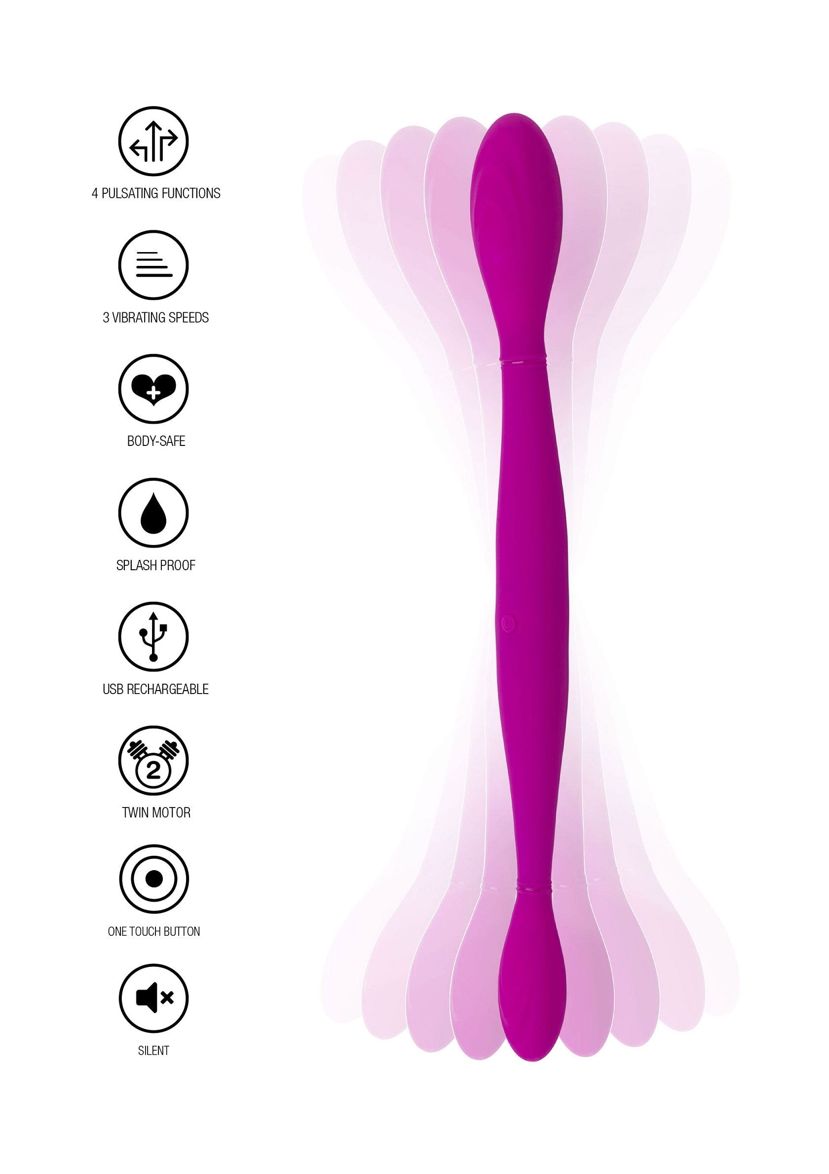Infinity Dildo Doppio Rosa