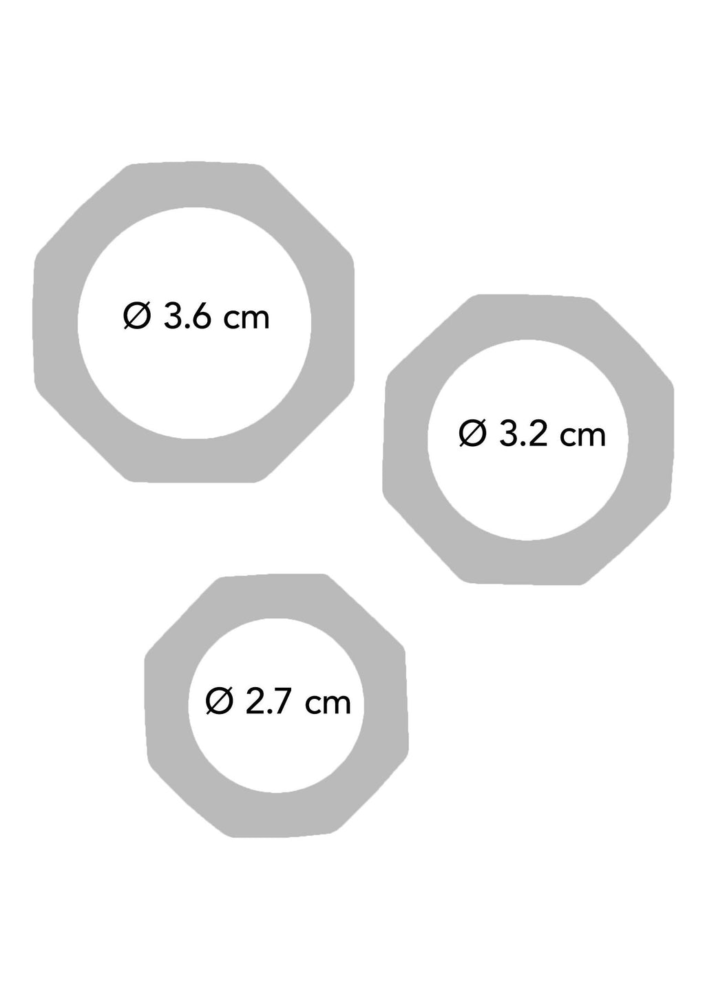 Black Power Halo C-ring set