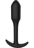 Black smooth XL butt plug