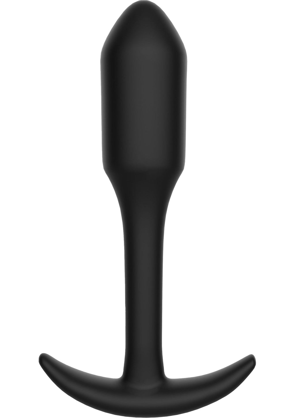 Black smooth XL butt plug