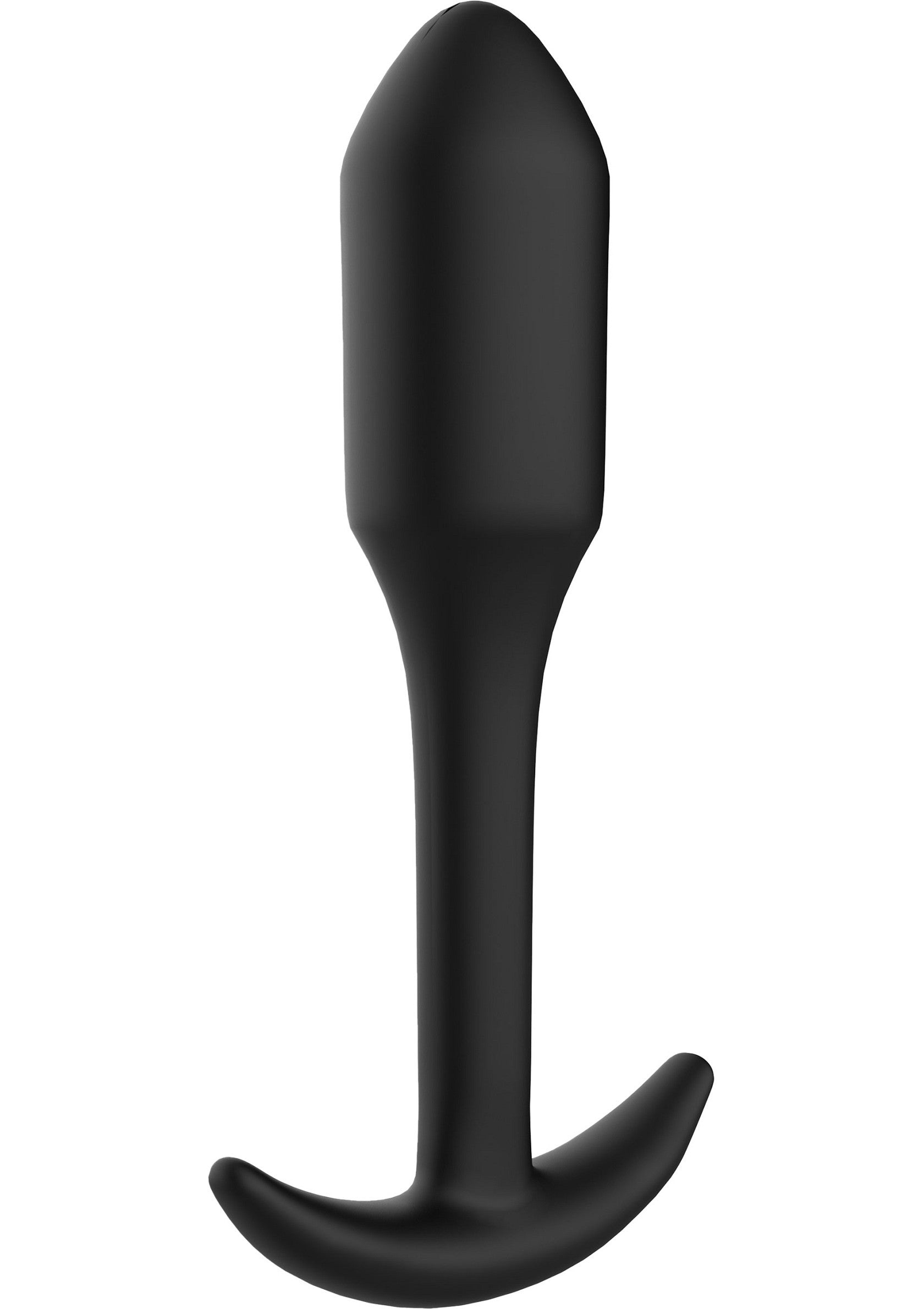 Black smooth XL butt plug