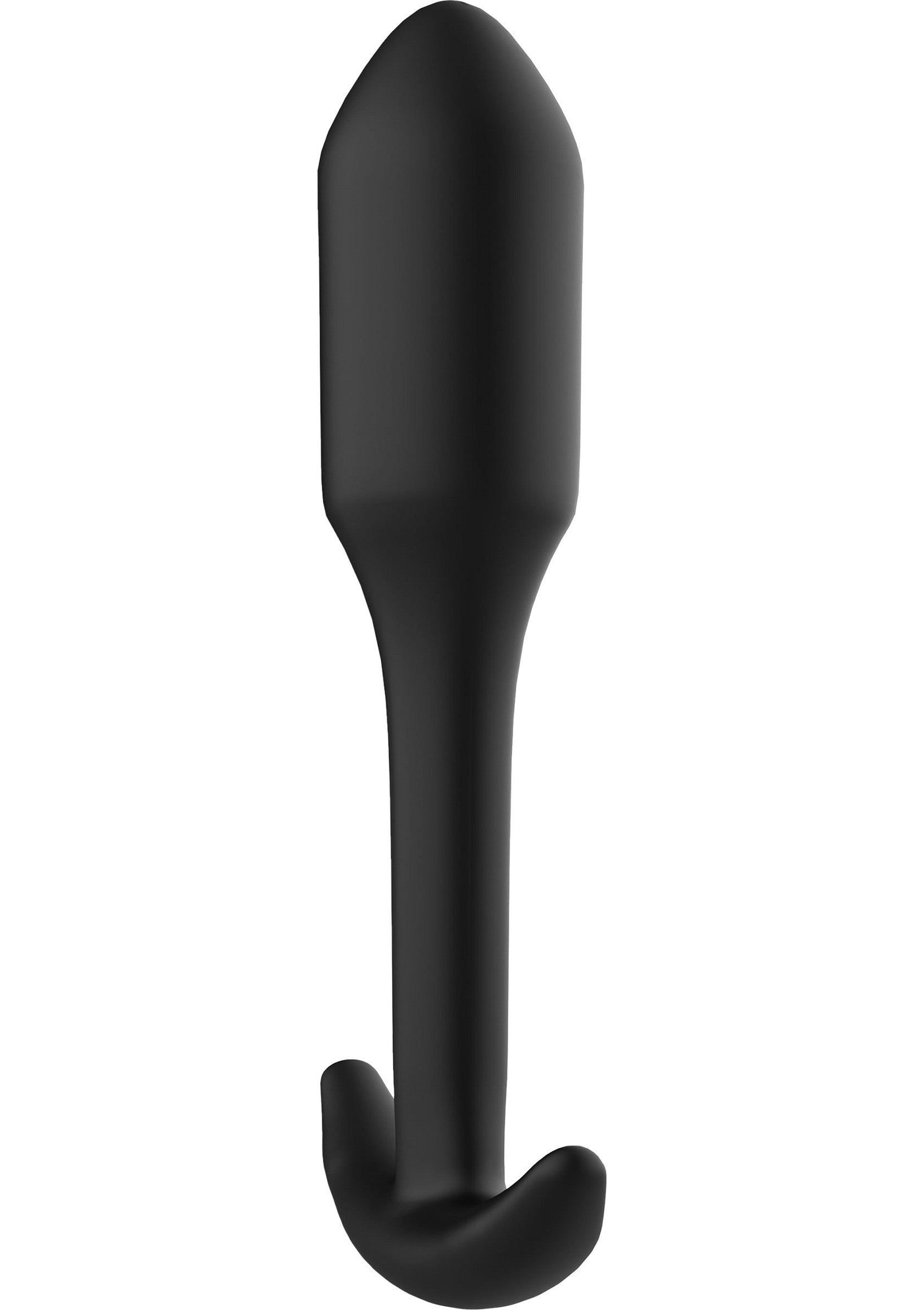 Black smooth XL butt plug
