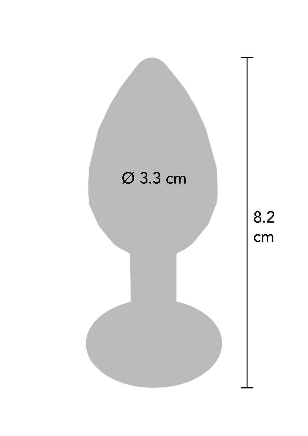 Disco Diamond Plug medio argento