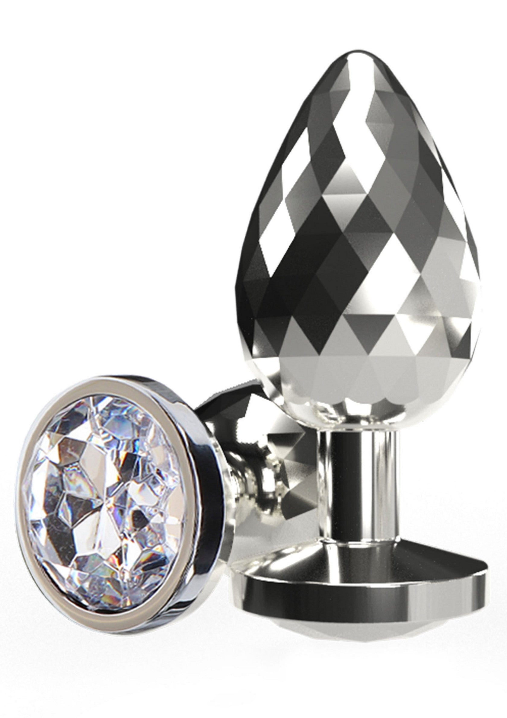 Disco Diamantato Grande Argento
