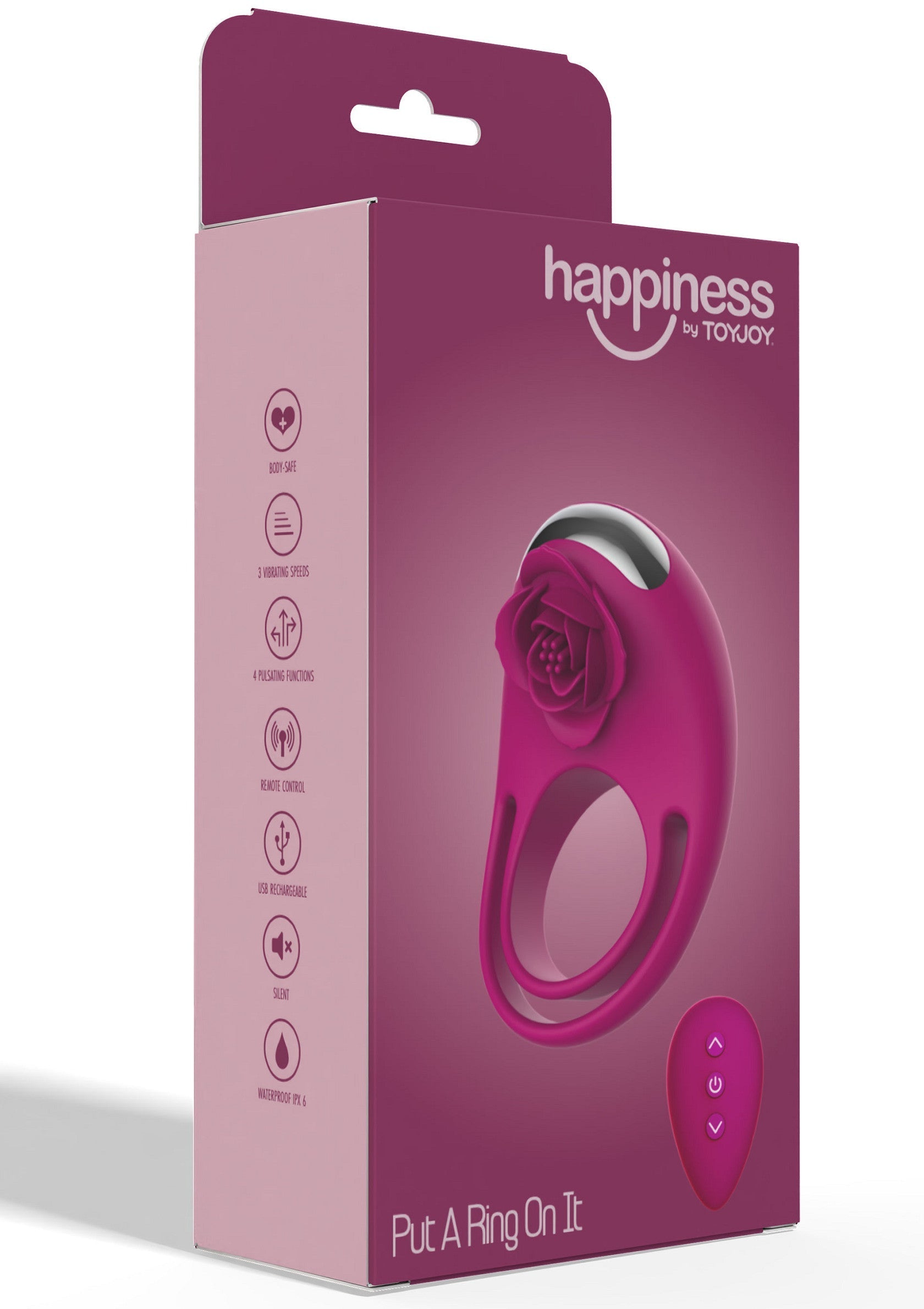 Put a fuchsia C-Ring Remote on it