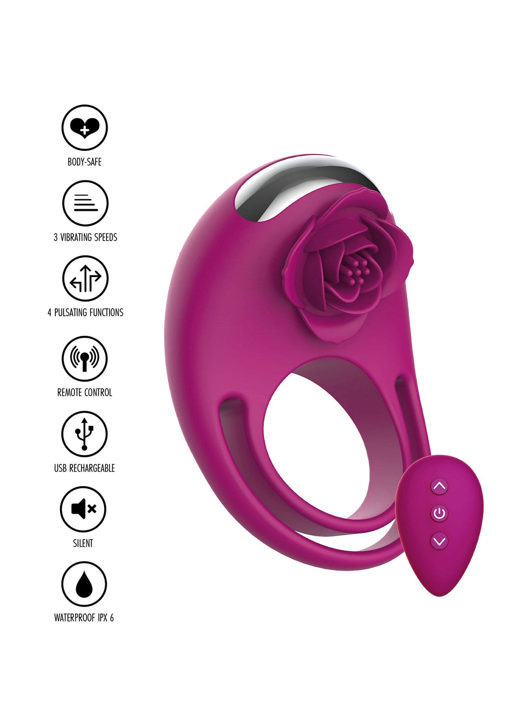 Put a fuchsia C-Ring Remote on it