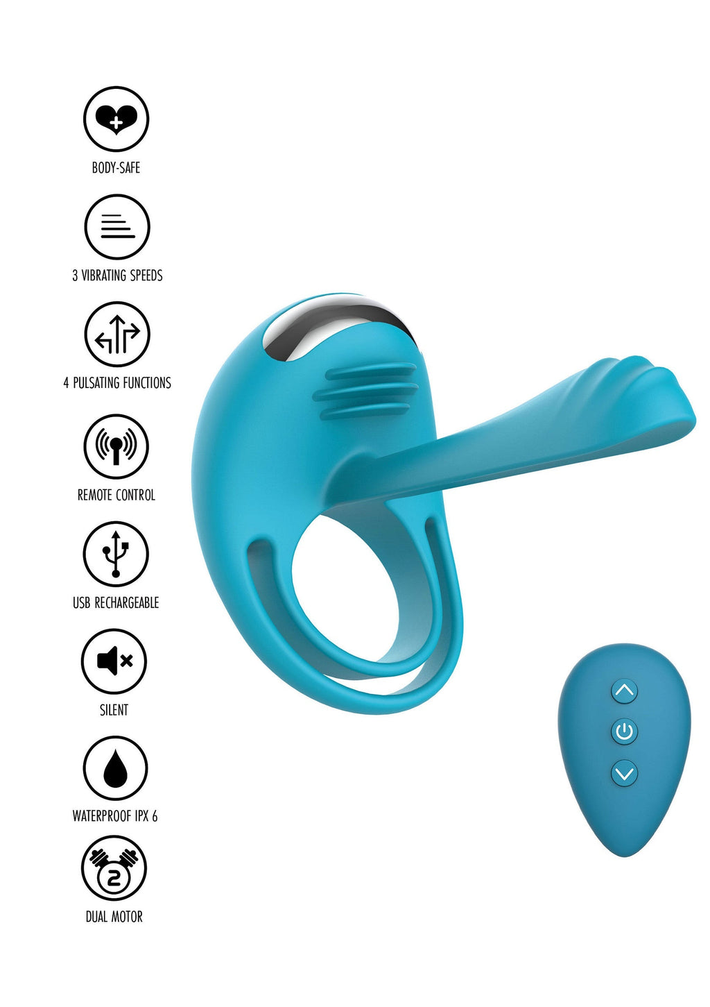 Anello a C per joystick blu