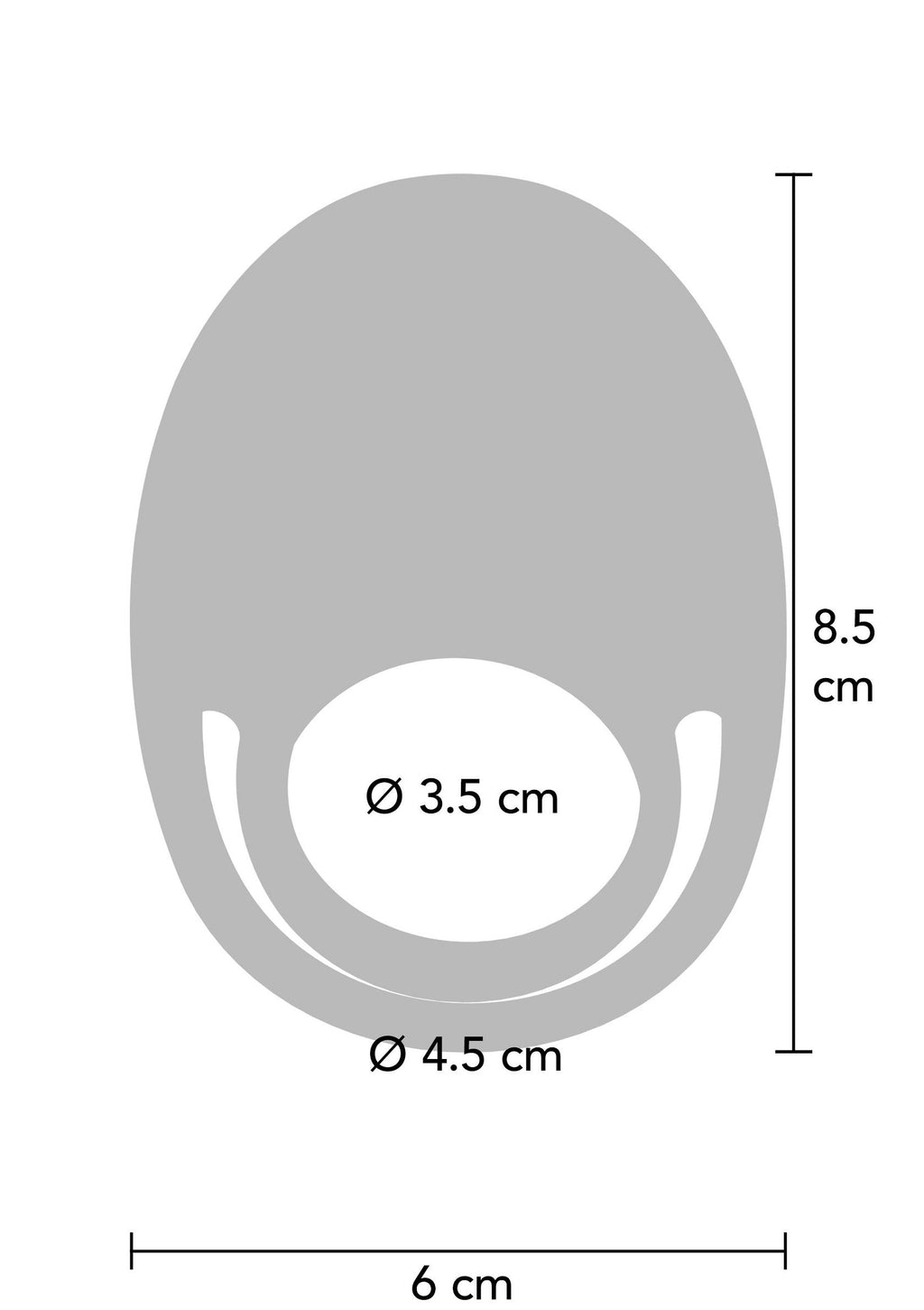 Anello a C per joystick blu