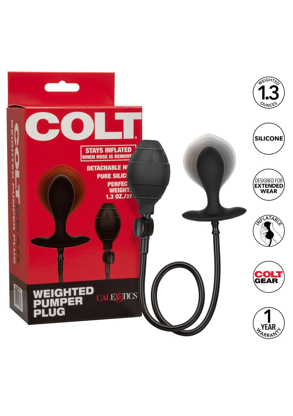 COLT tappo ponderato a pompa nero