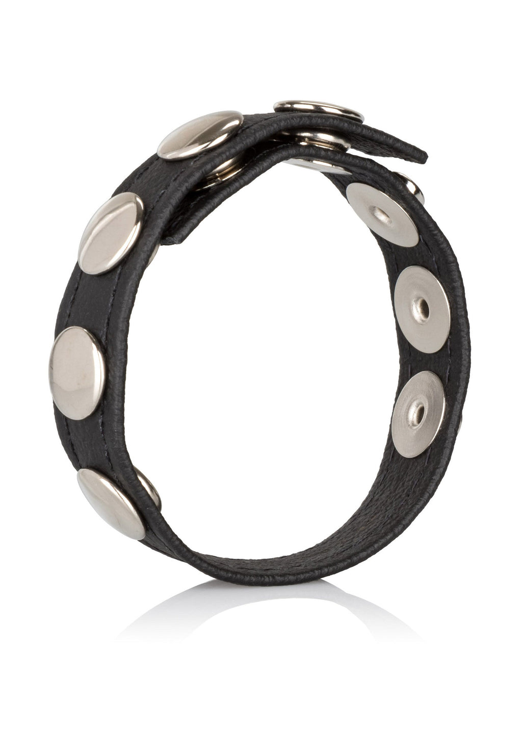 Anello bondage multiplo in pelle nero