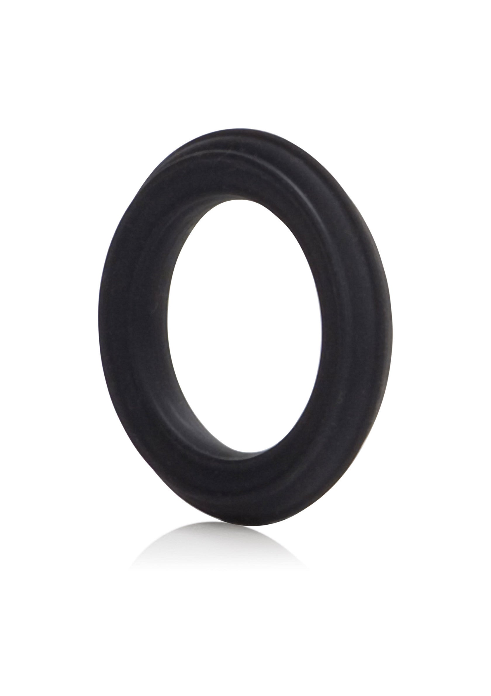Caesar black silicone ring