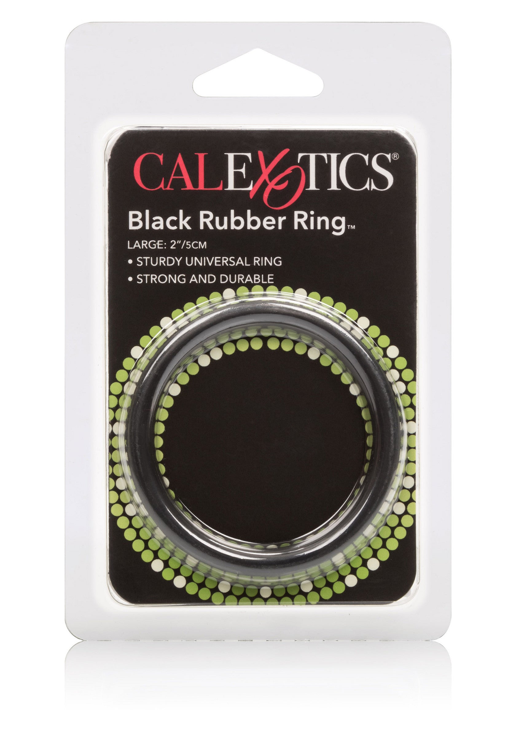Large black rubber ring