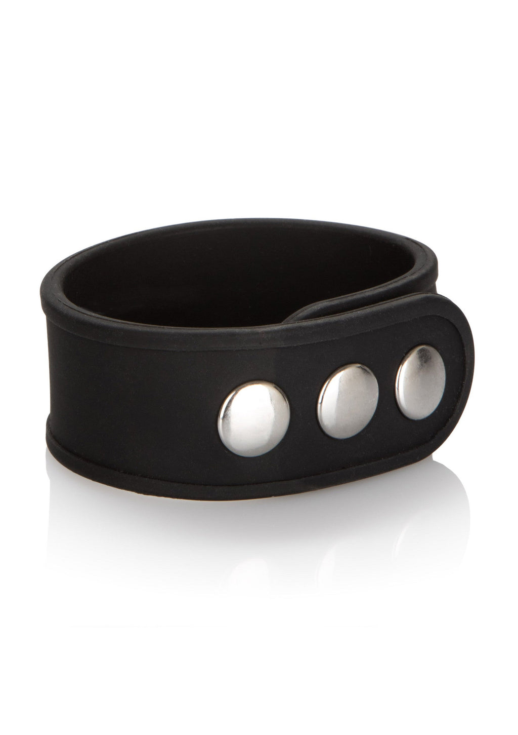 Black silicone 3-shot erection ring