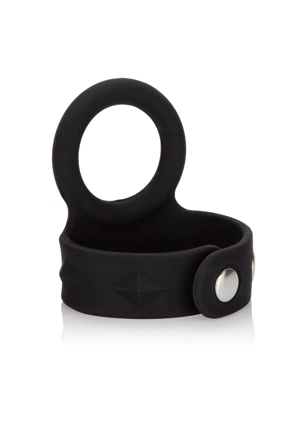 3-Button Scrotum Ring, Medium, Black