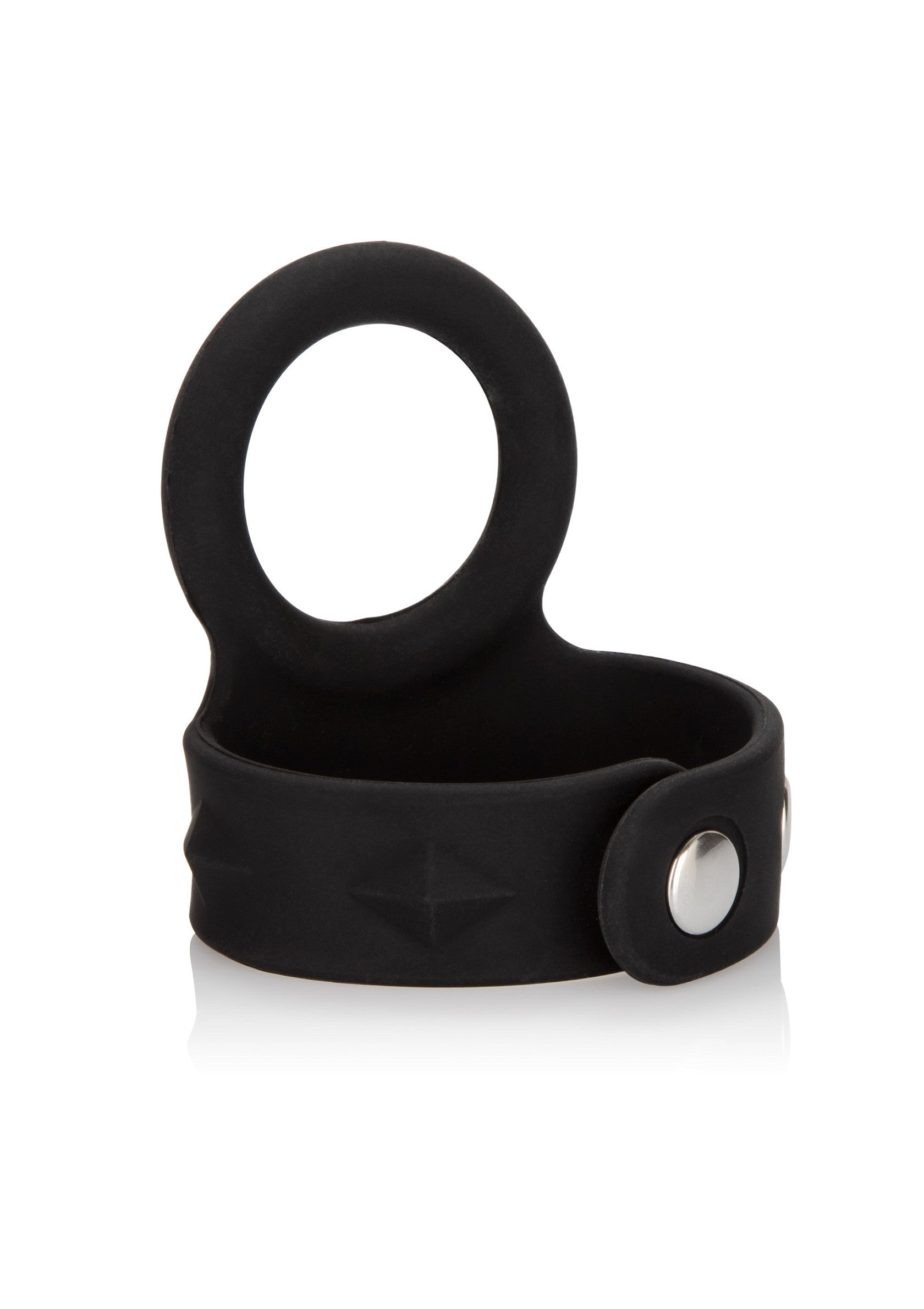 3-Button Scrotum Ring, Medium, Black