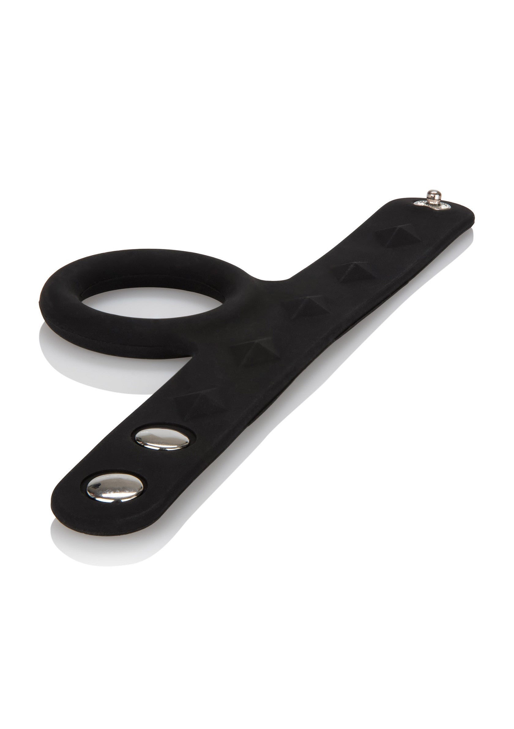 3-Button Scrotum Ring, Medium, Black