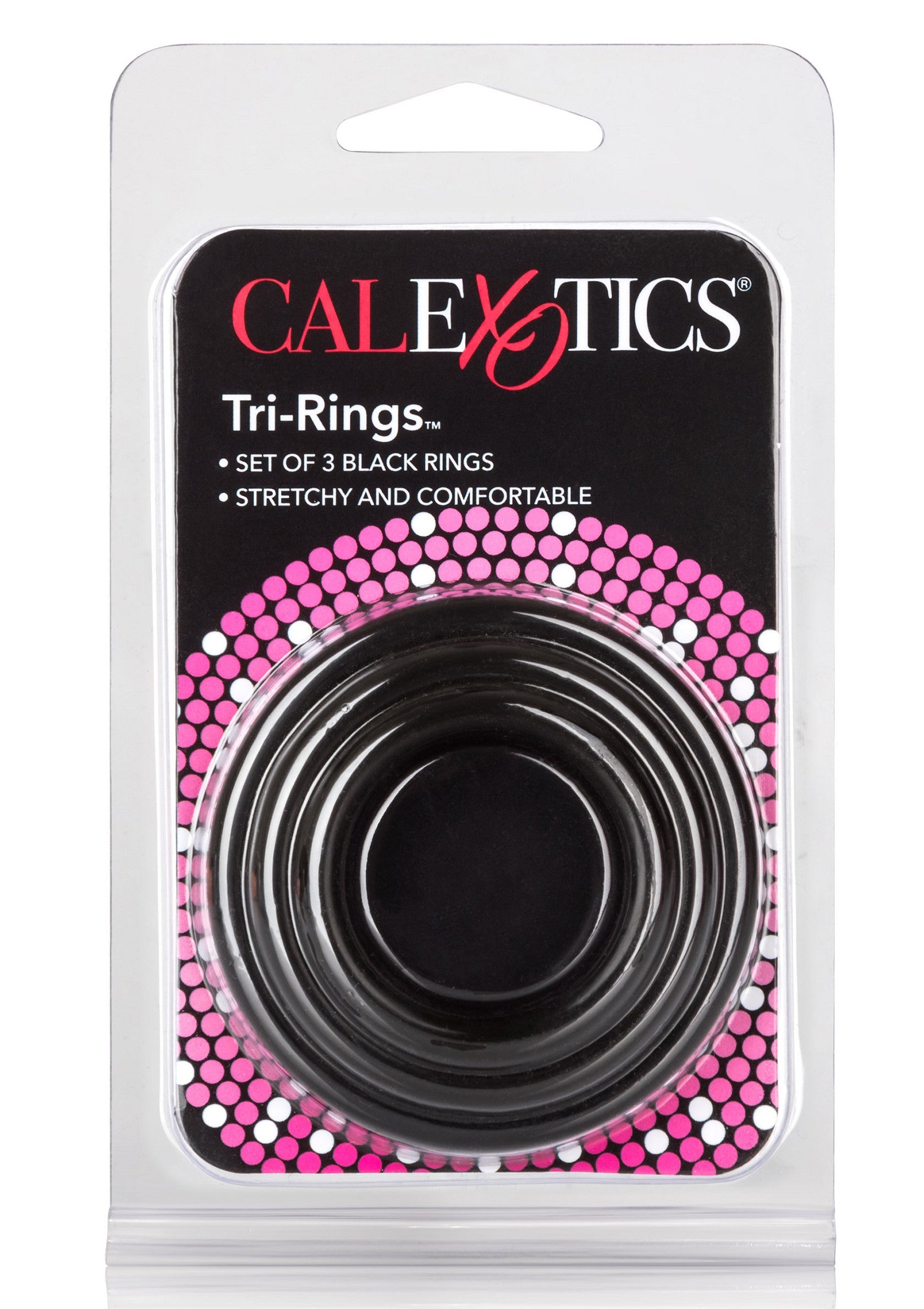 Black Tri-Rings