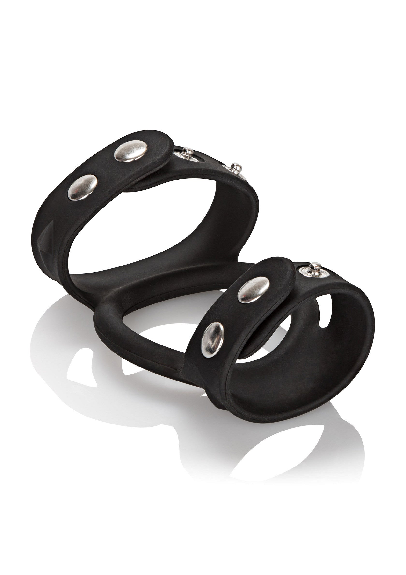 Gabbia in silicone Tri-Snap N&B nera