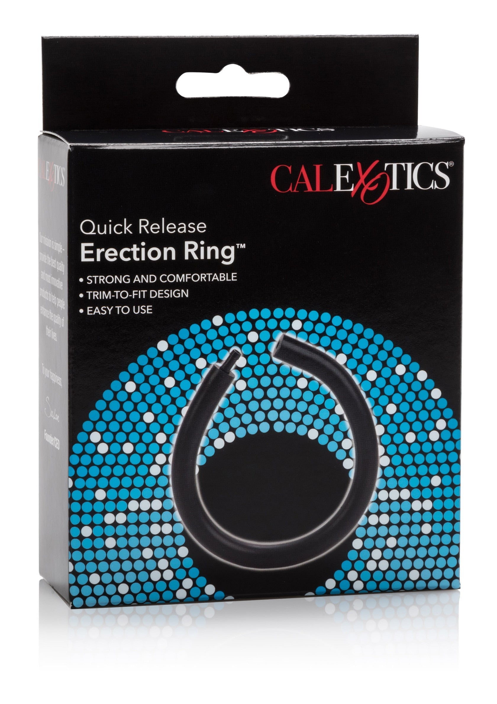 Black quick release ring