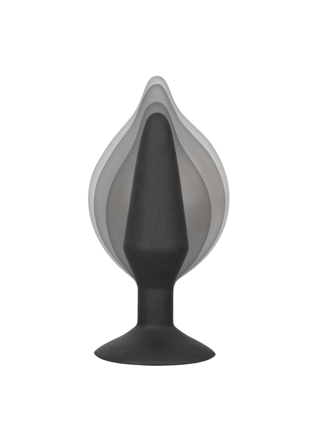 Large Black Silicone Inflatable Butt Plug