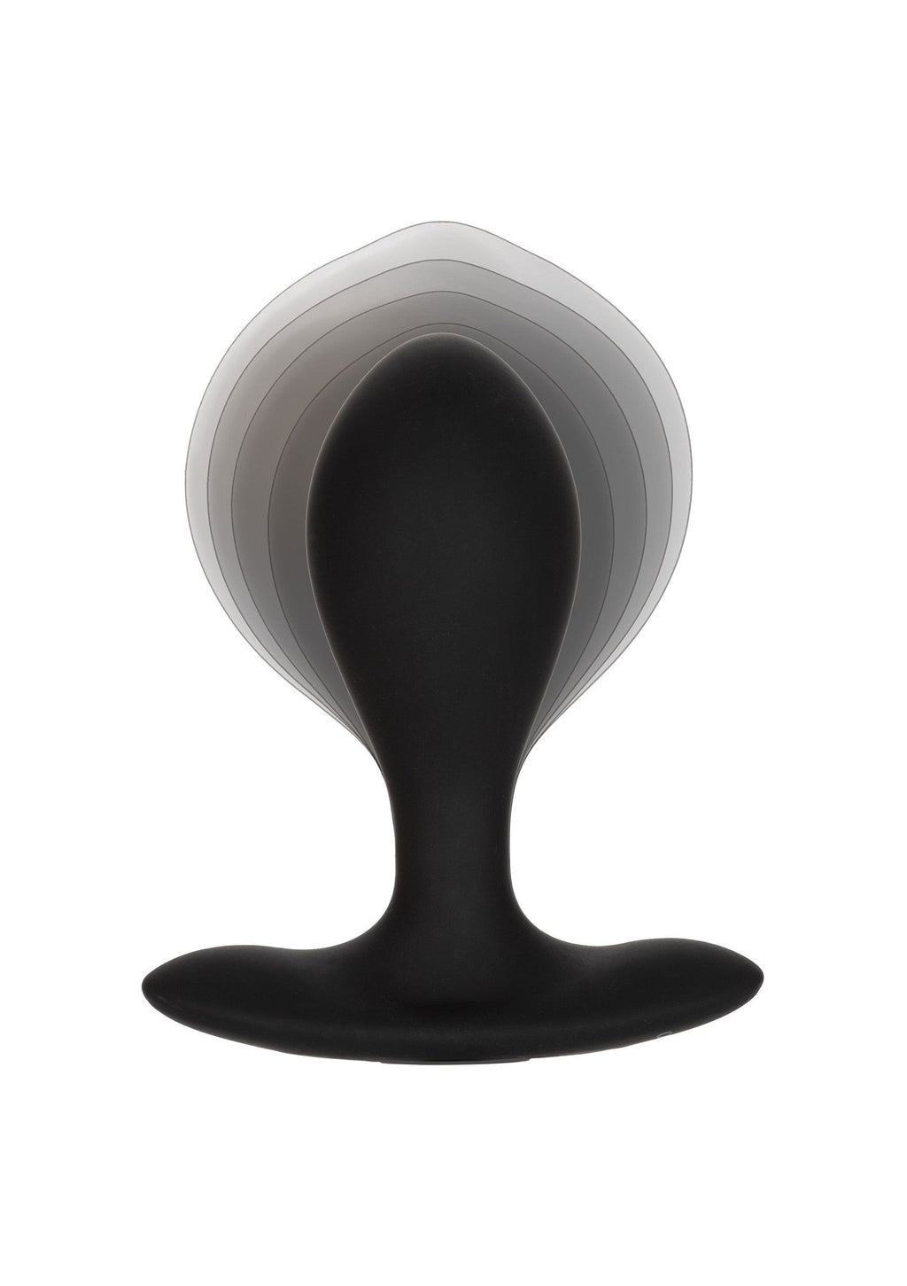 Black Silicone Inflatable Butt Plug
