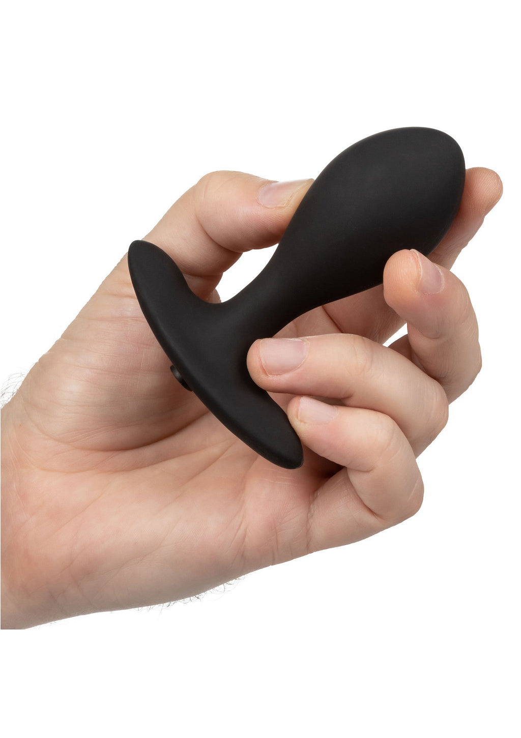 Black Silicone Inflatable Butt Plug
