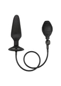 Black XL inflatable silicone butt plug