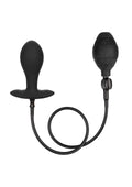 Plug anale gonfiabile ponderato nero grande