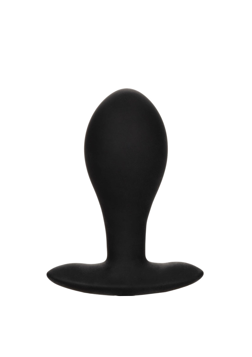 Plug anale gonfiabile ponderato nero grande
