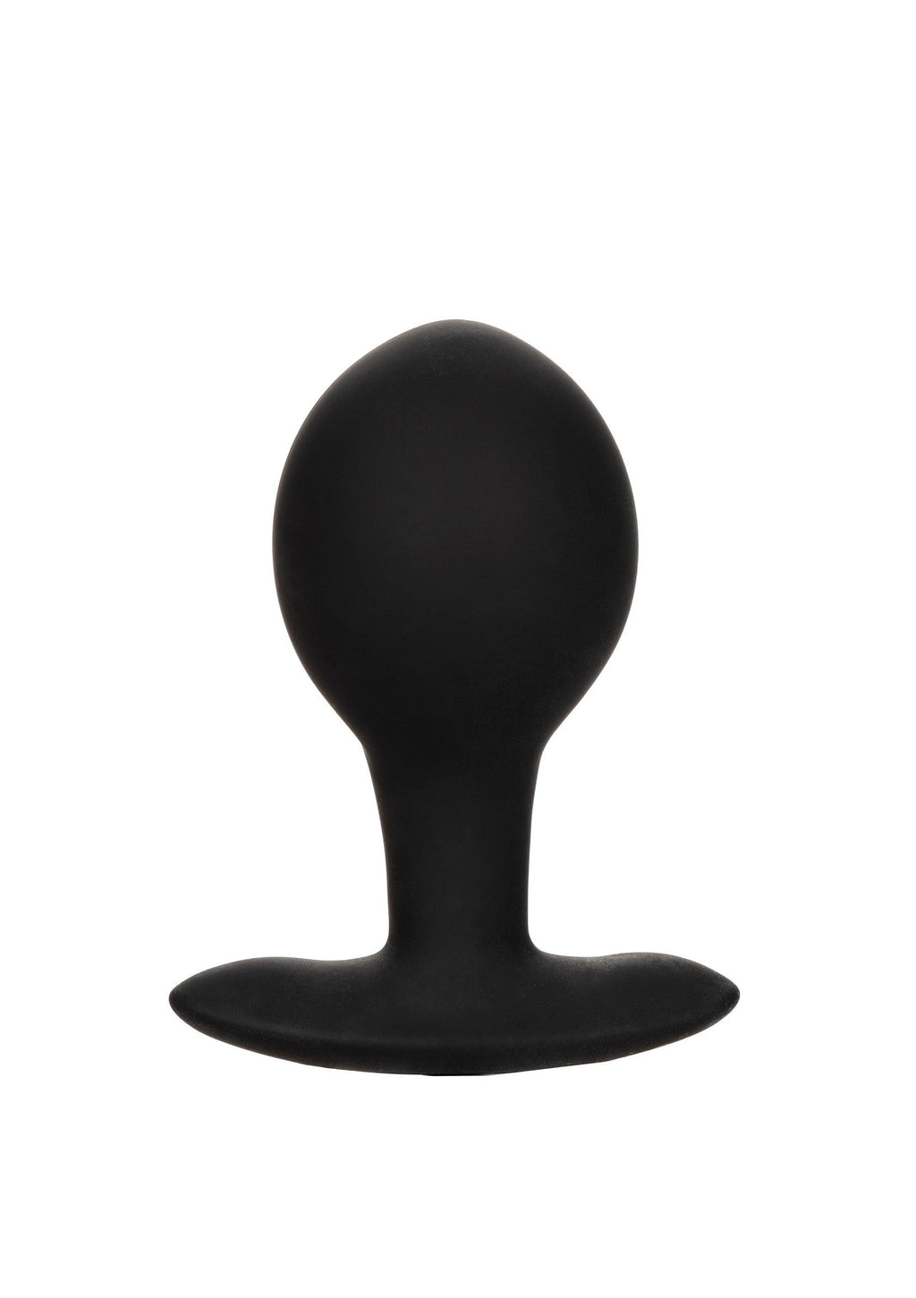 Plug anale gonfiabile ponderato nero grande