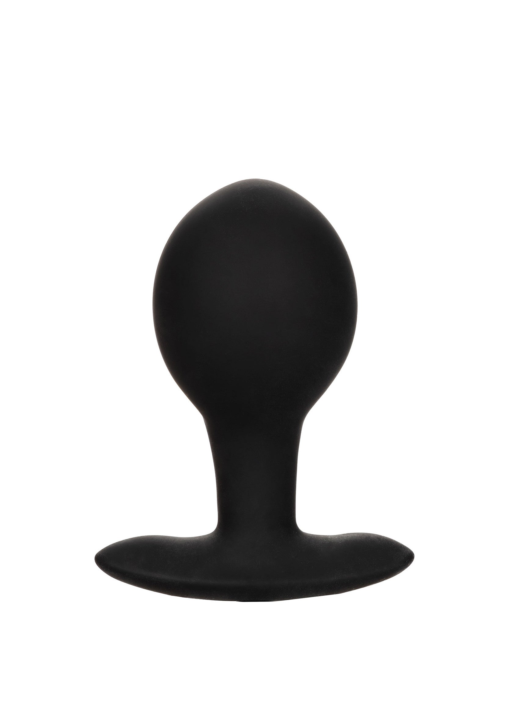 Plug anale gonfiabile ponderato nero grande