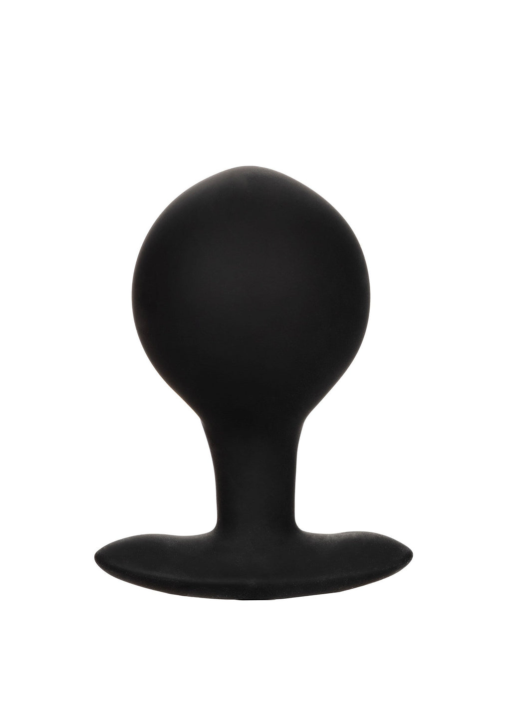 Plug anale gonfiabile ponderato nero grande