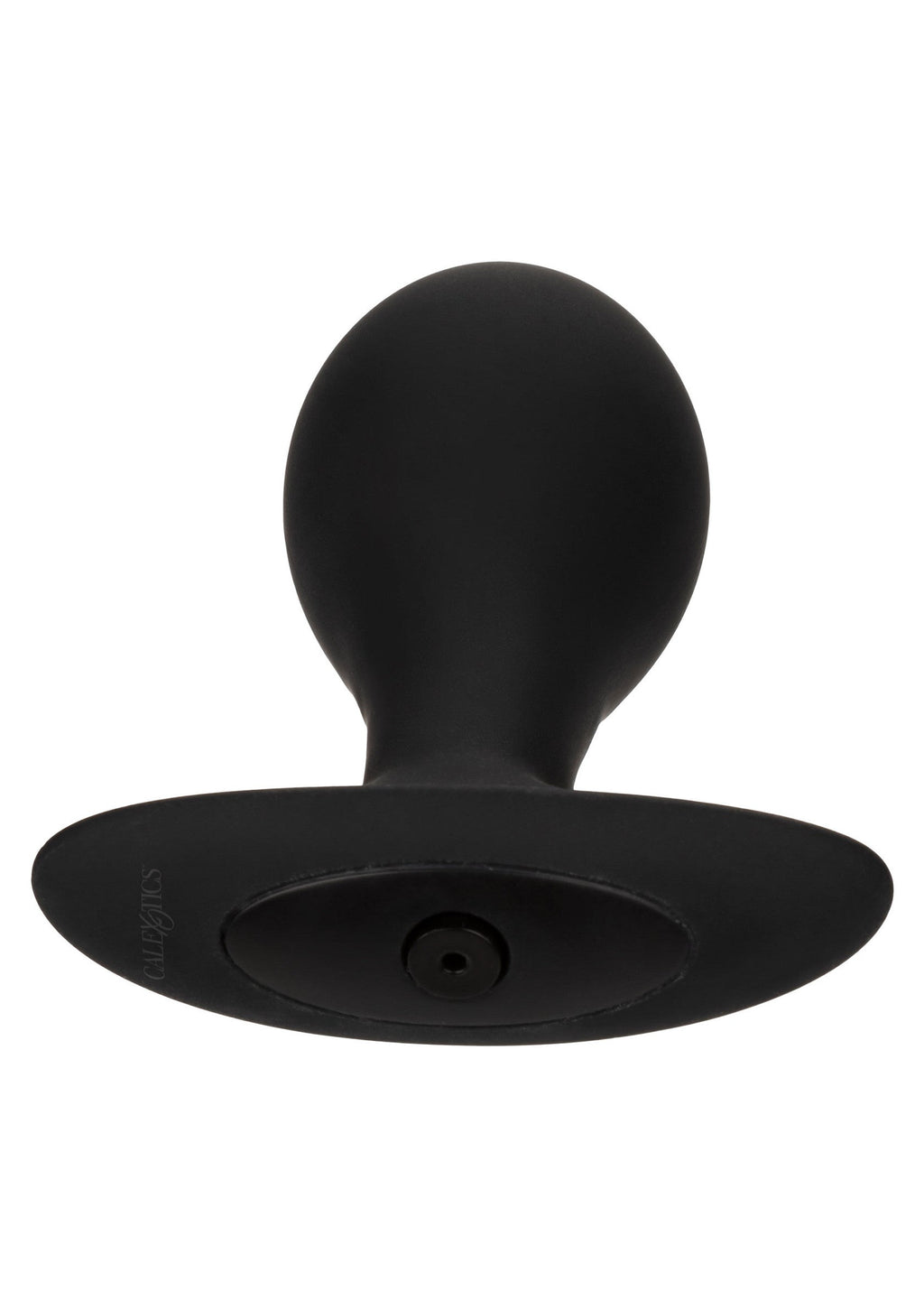 Plug anale gonfiabile ponderato nero grande