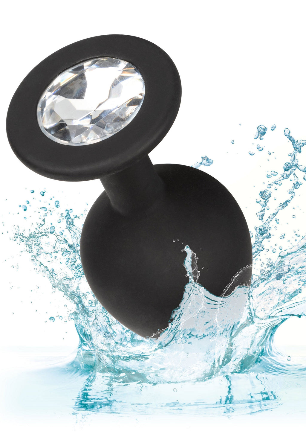 Anal silicone kit with black gems