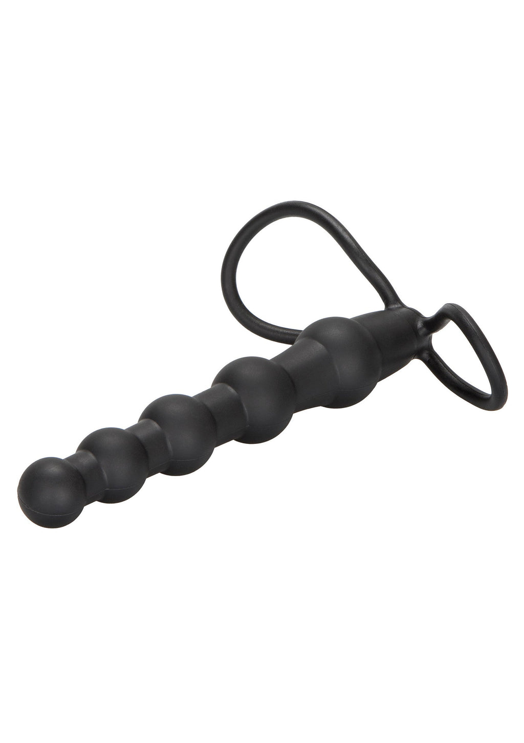 Double bridle with black silicone beads