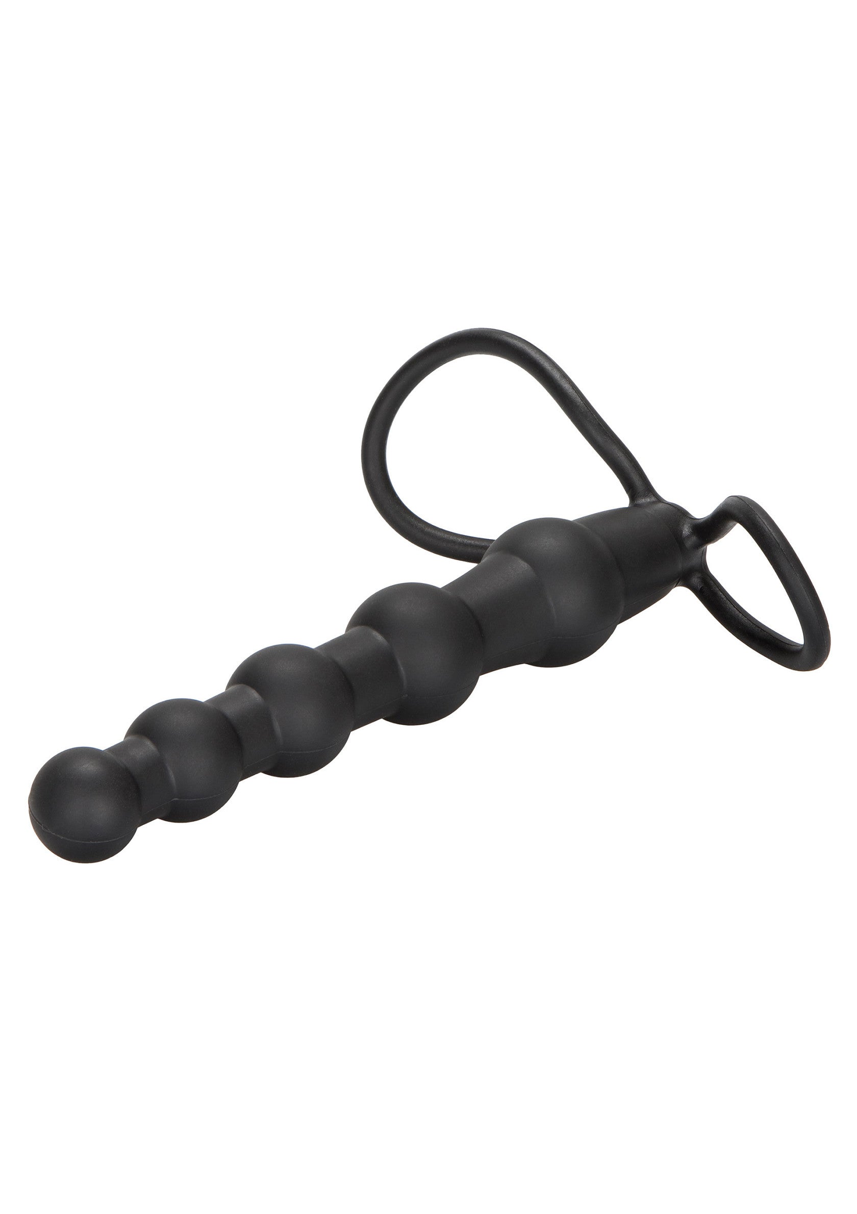 Double bridle with black silicone beads