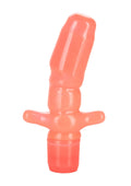Pink T-shaped anal vibrator