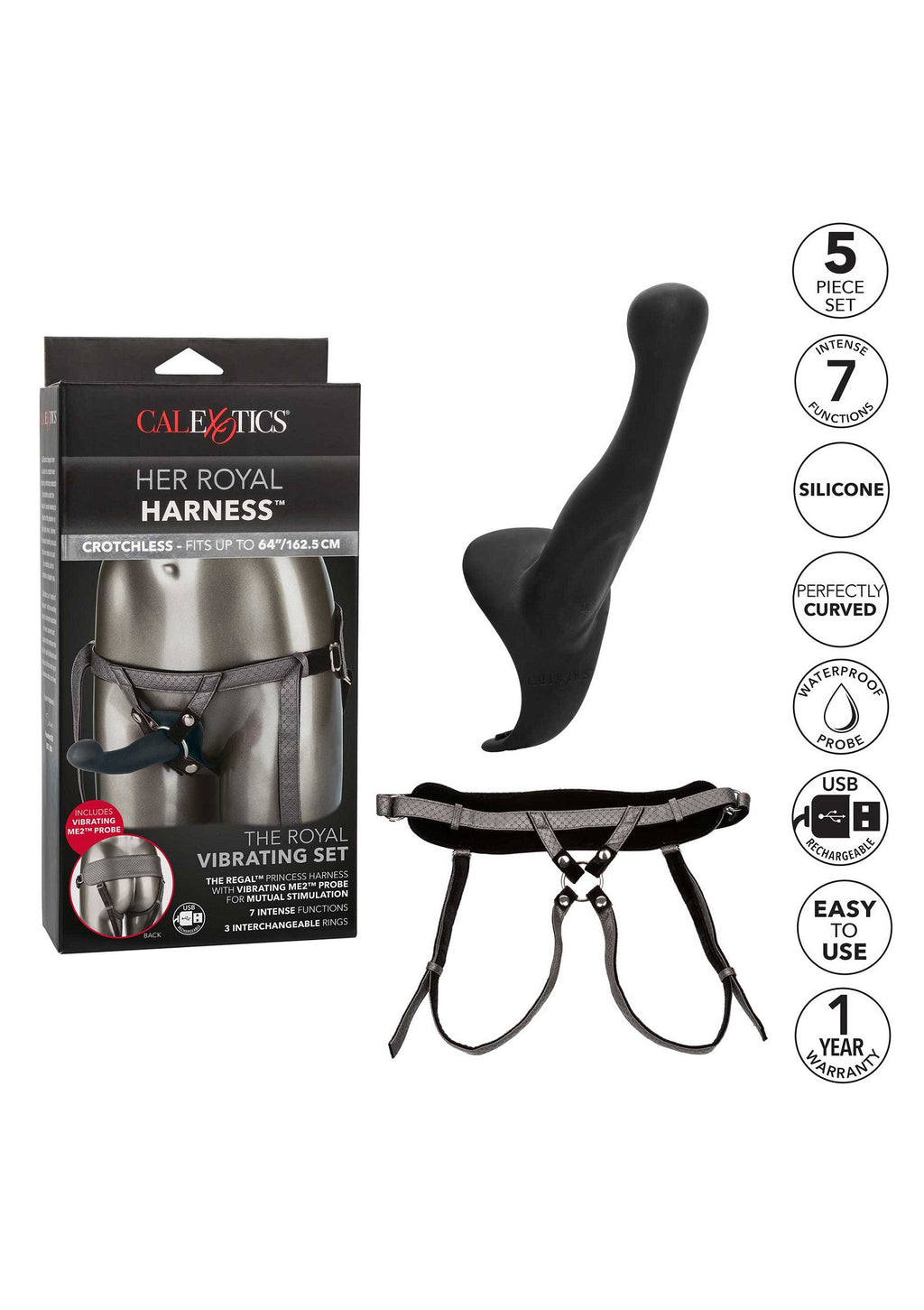 The Royal grey vibrating set