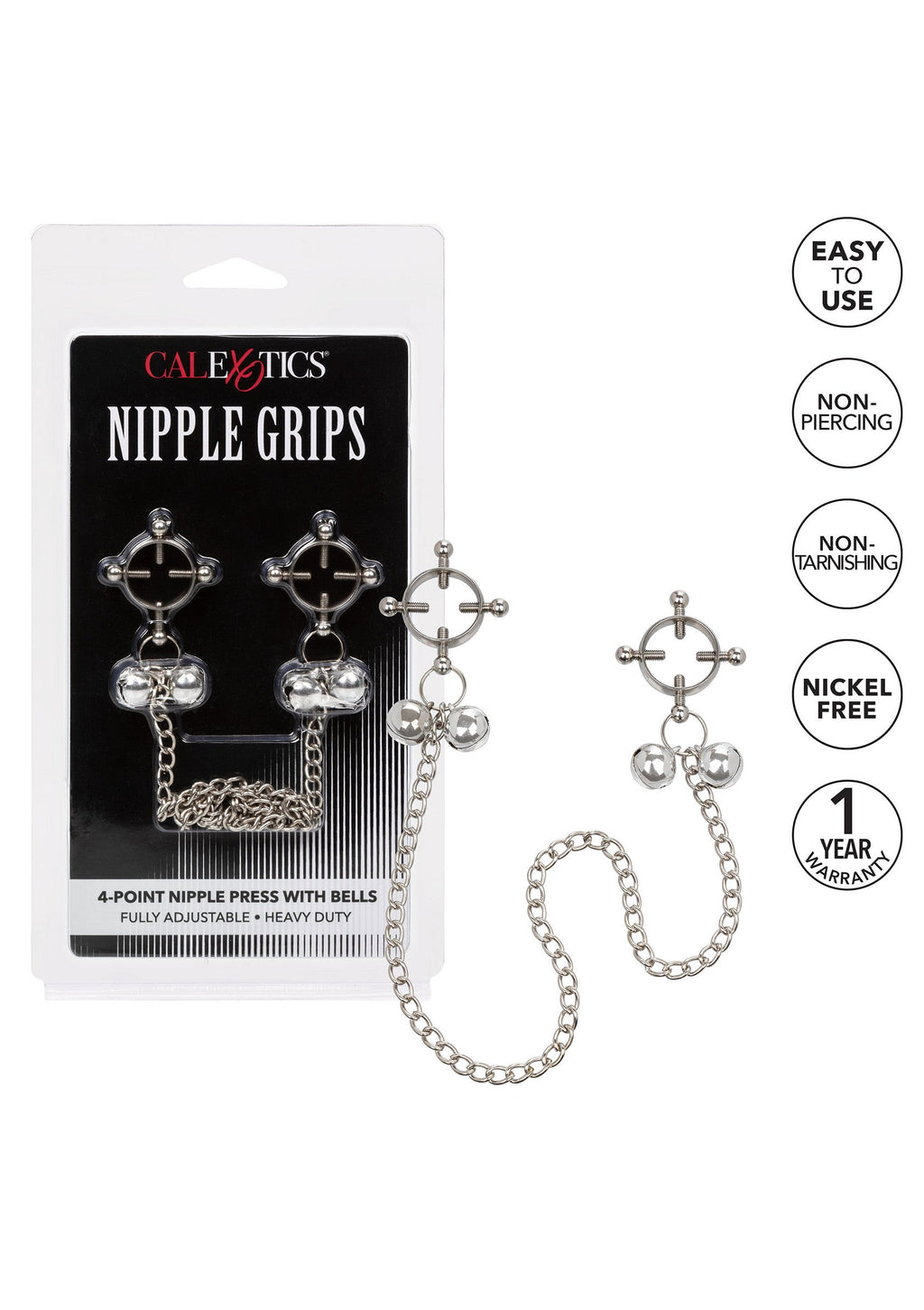 4-point nipple press with metal bells