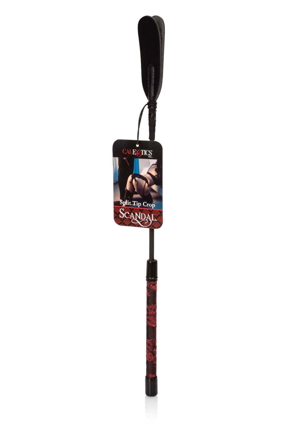 Scandal Split Tip Crop red