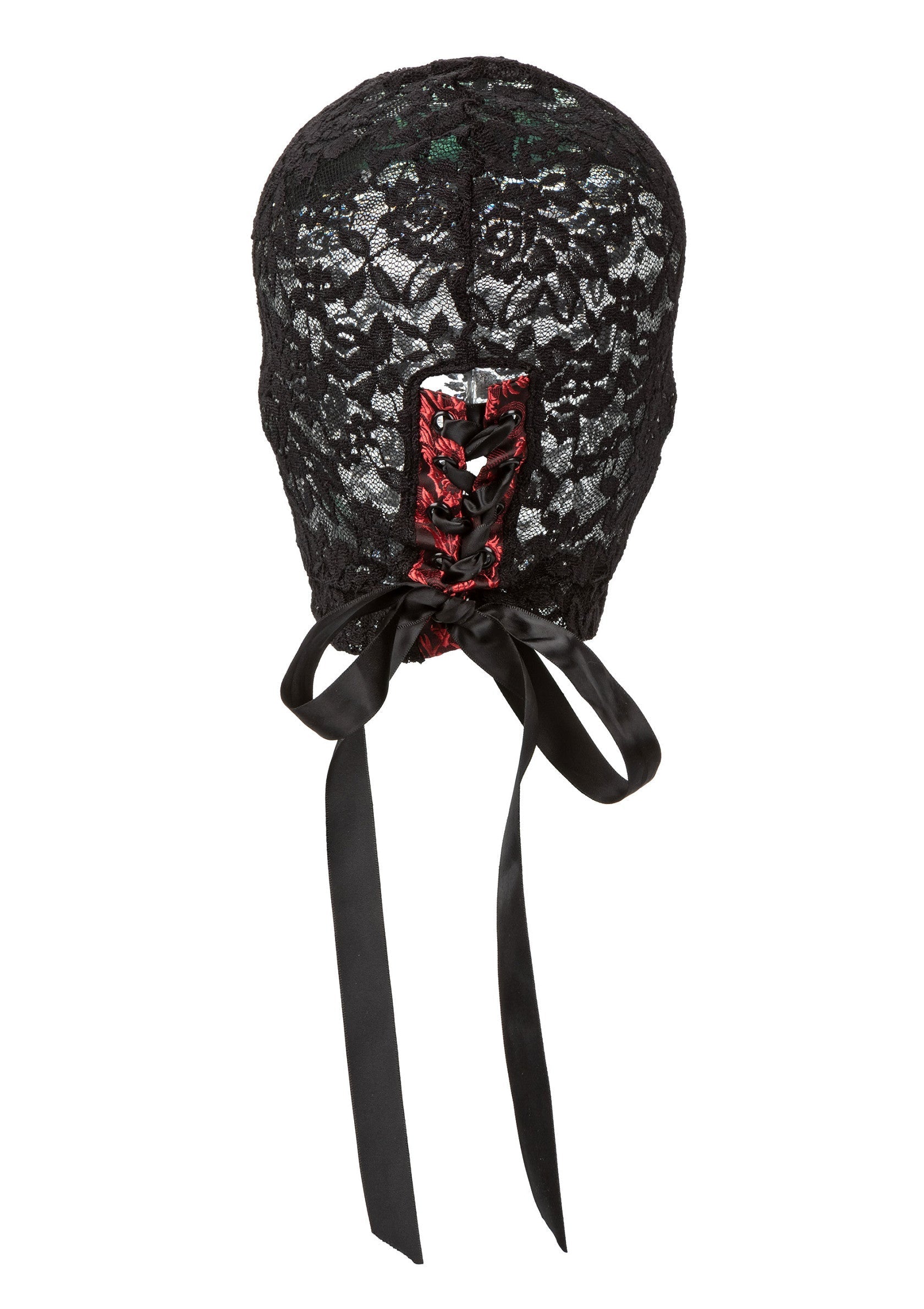 Black Lace Hooded Corset Scandal
