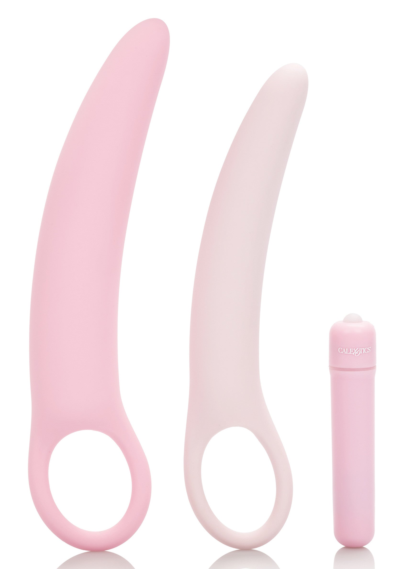 Set vibratori dilatatori 3 pezzi rosa