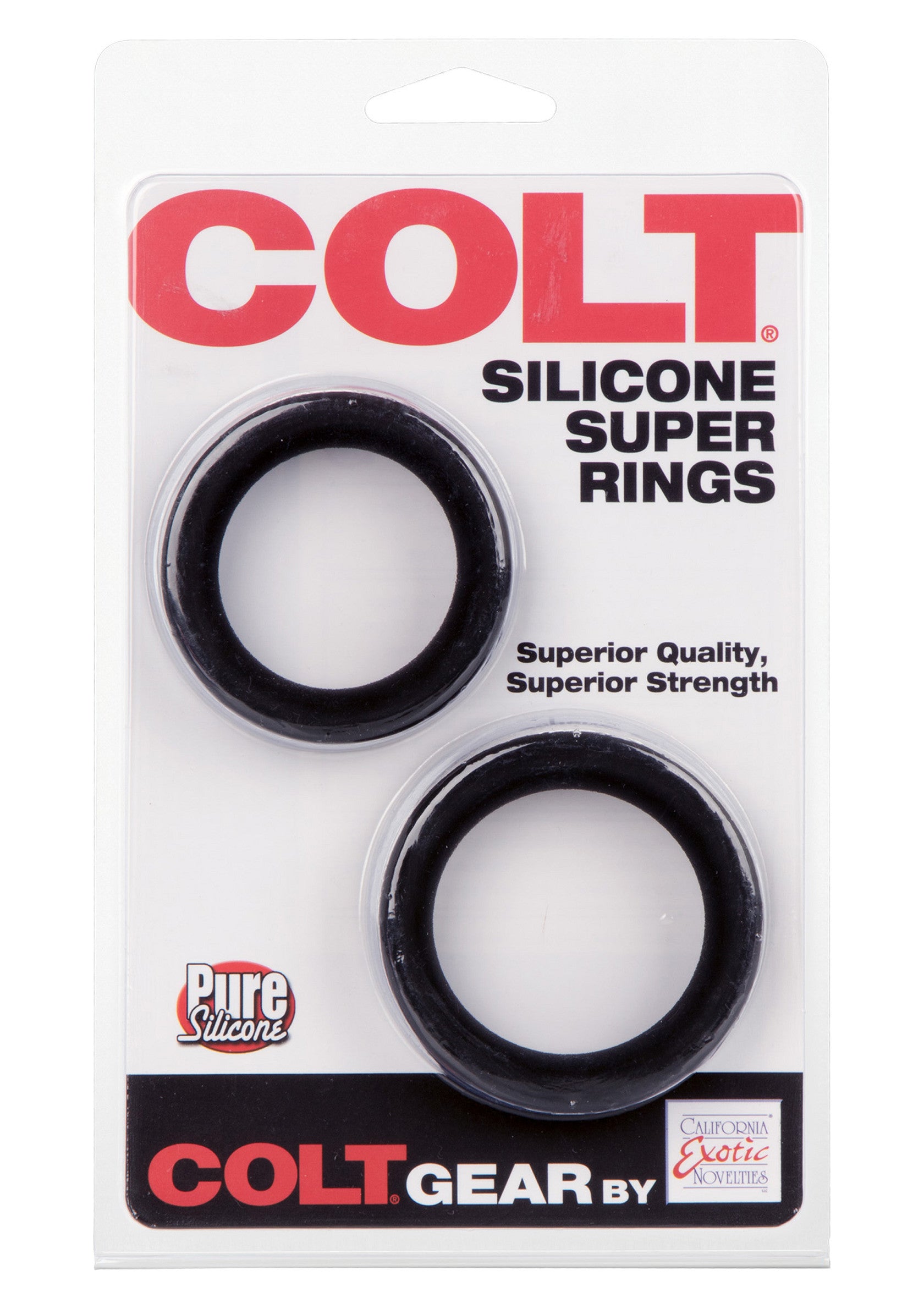 Anelli Super in Silicone Neri Colt